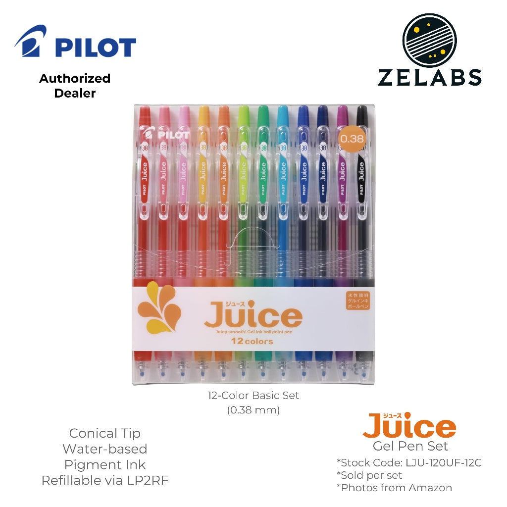 Pilot Juice Retractable Gel Pen Set - 6-Color | 12-Color  - LJU-60 | LJU-120