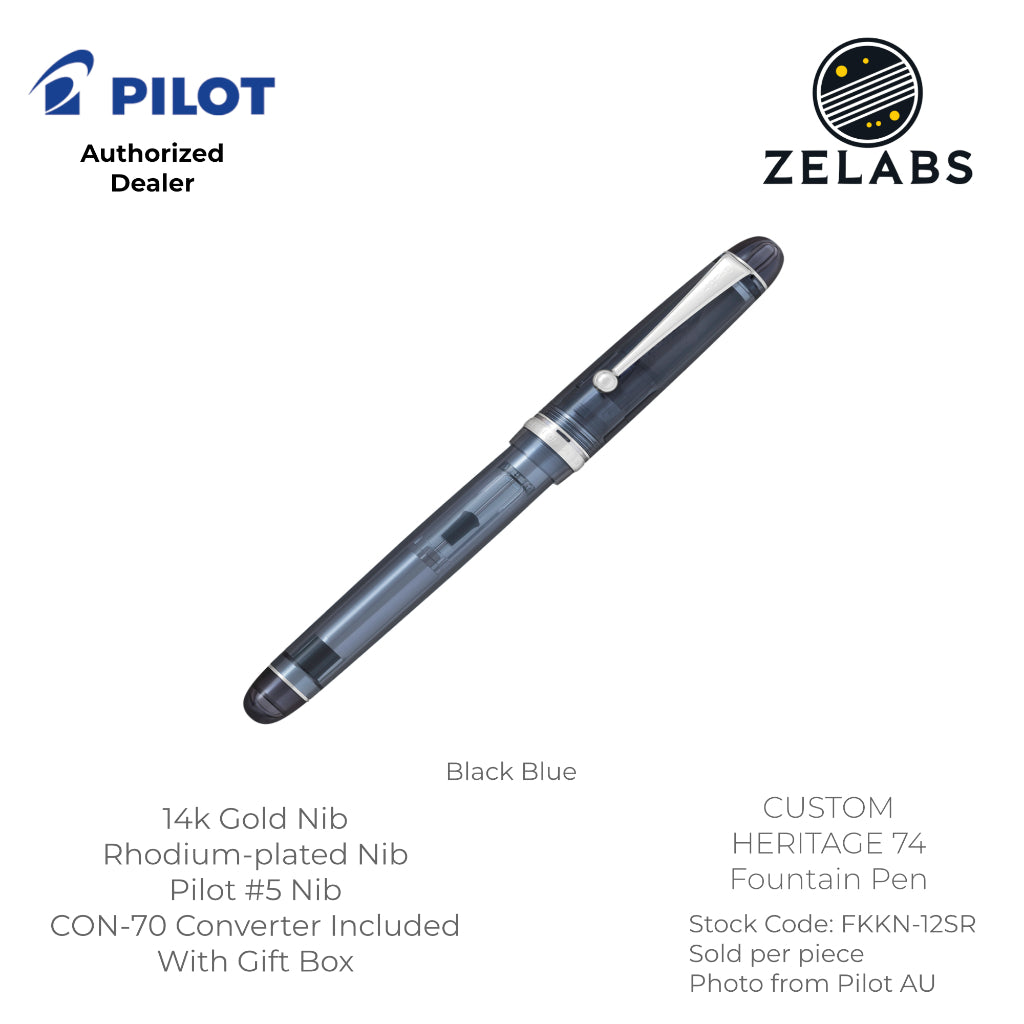 Pilot Custom 74 Fountain Pen - 14k -  FKKN-12SR - Fine | Medium