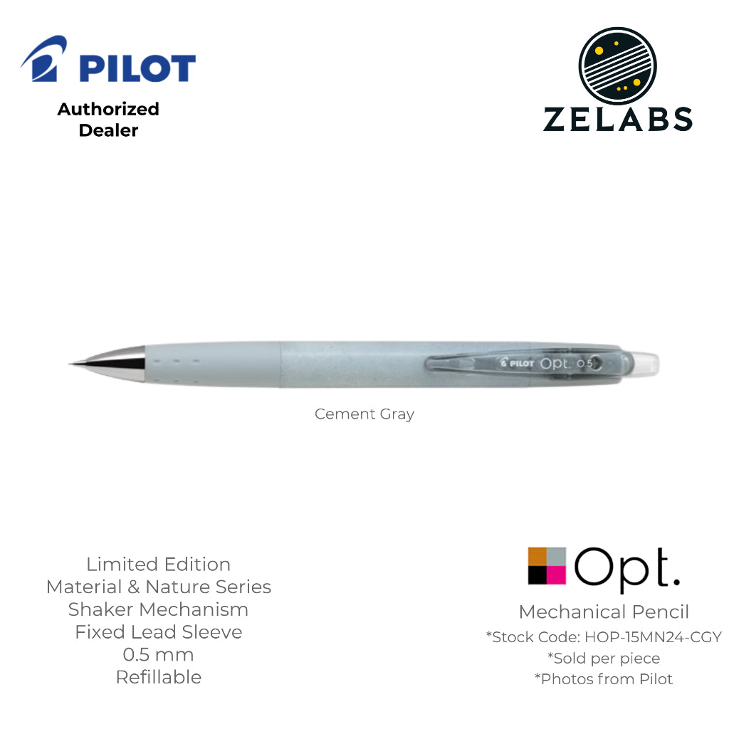 Pilot Opt Limited Edition Material & Nature Shaker Mechanical Pencil - HOP-15MN24 - 0.5mm