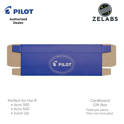 Pilot Cardboard Gift Box (Add-on for Acro 300 and Acro 500) - Standard Pen Size - Blue Color