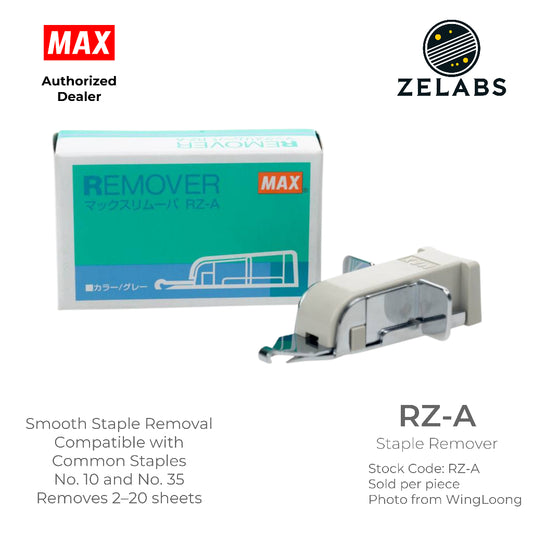 MAX Staple Remover RZ-A - Compatible with No.10 and No.35 Staples