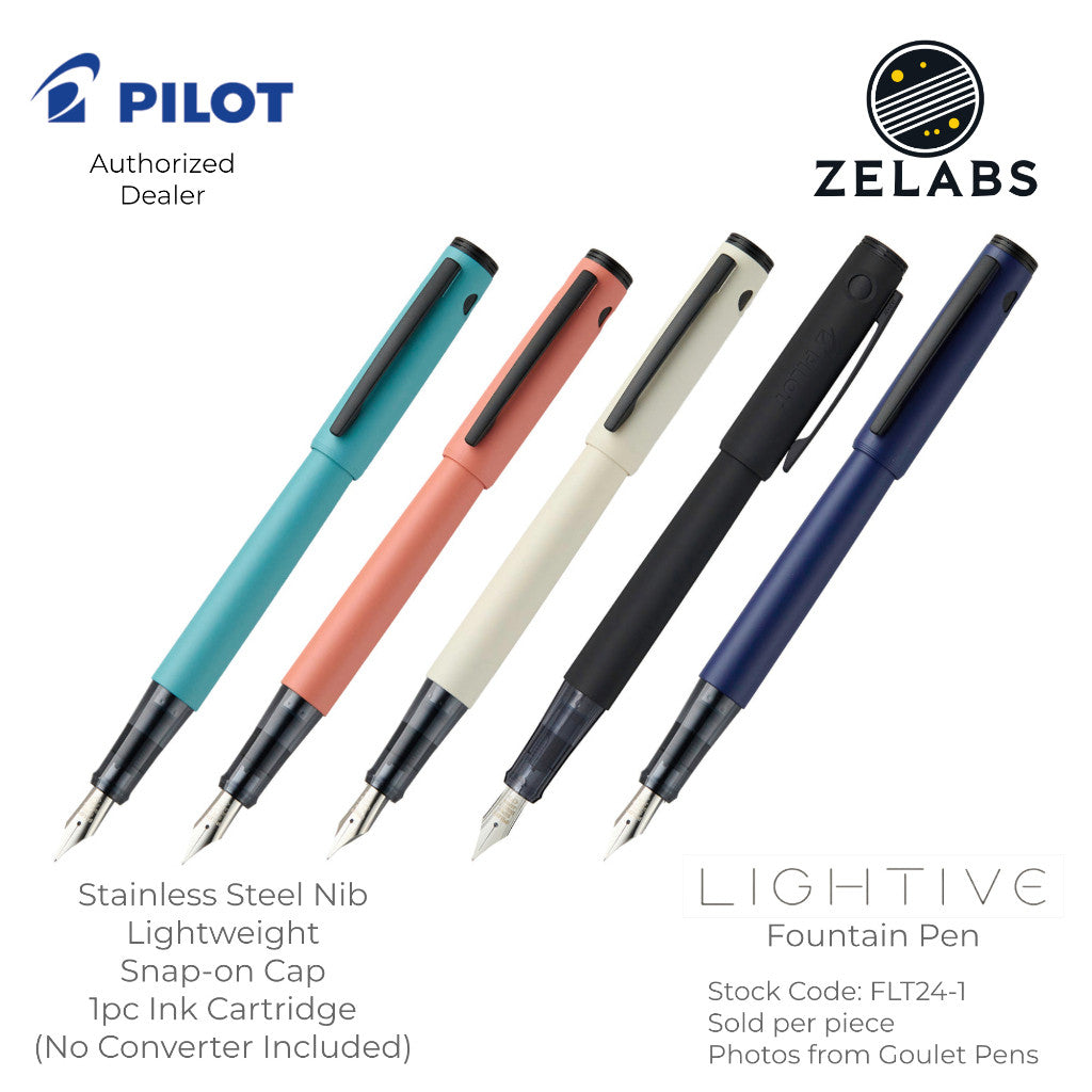Pilot Lightive Fountain Pen - FLT24-1 - Fine | Medium