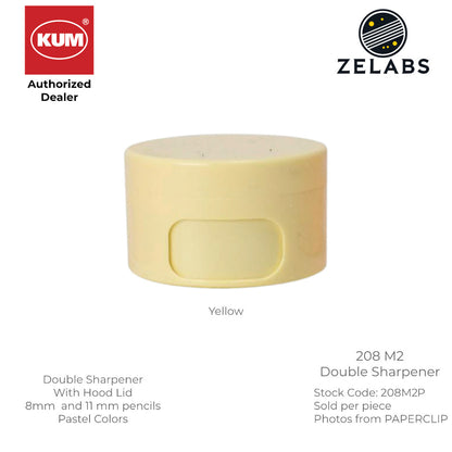 Kum Double Sharpener 208 M2 - Pastel Colors - 8mm | 11mm