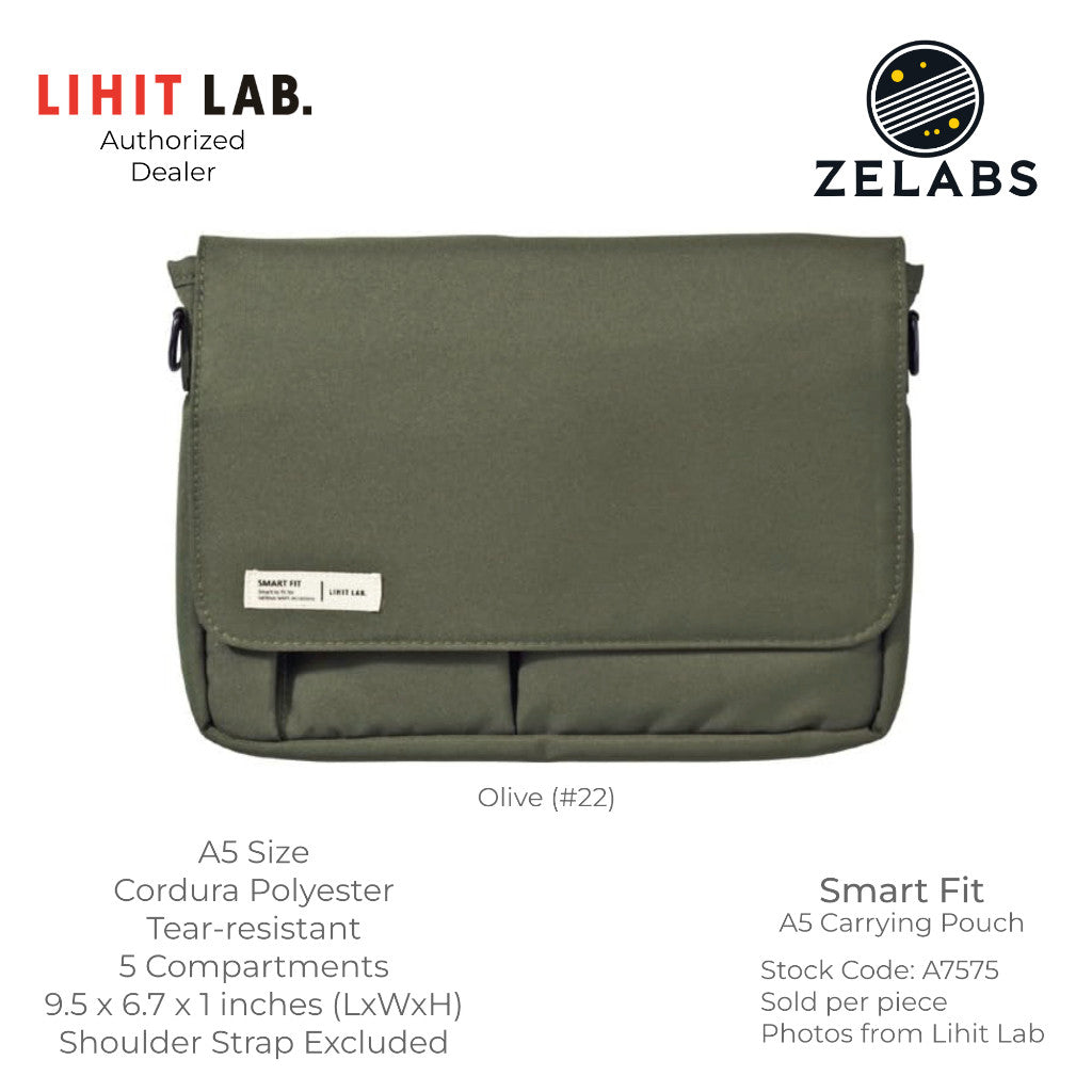 Lihit Lab Smart Fit Carrying Pouch - A5 Size - A7575
