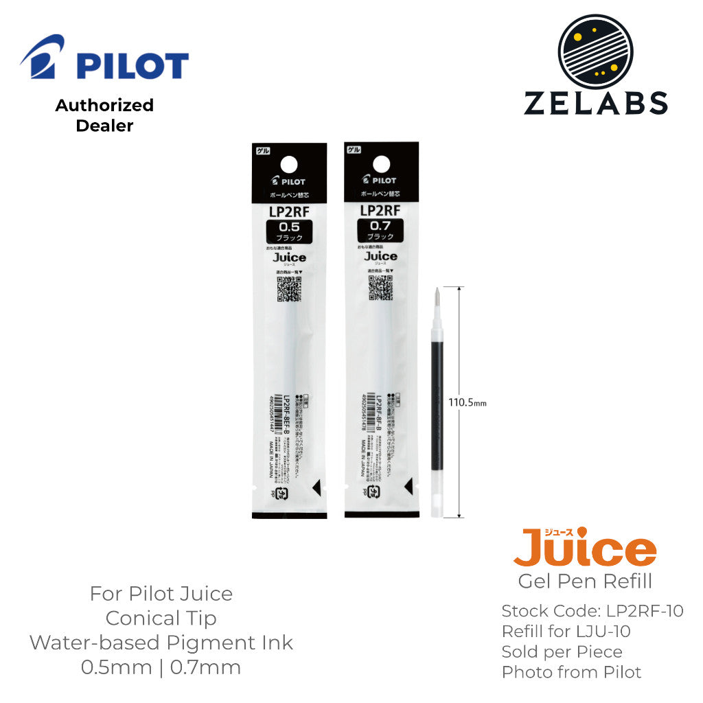 Pilot Juice Gel Pen Refill (Conical Tip) - LP2RF-10 - 0.5mm | 0.7mm