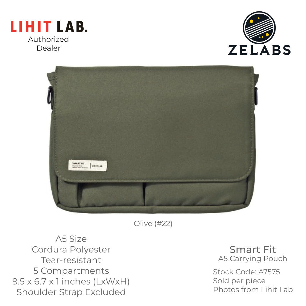 Lihit Lab Smart Fit Carrying Pouch - A5 Size - A7575