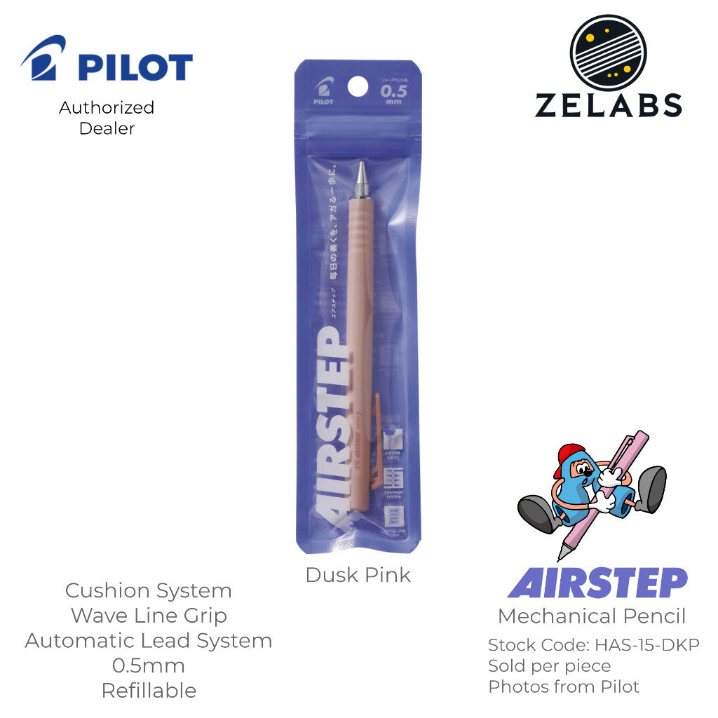 Pilot AIRSTEP Auto-Advance Mechanical Pencil - HAS-15 - 0.5mm
