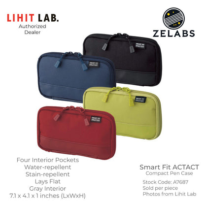 Lihit Lab Smart Fit ACTACT Compact Pen Case - A7687