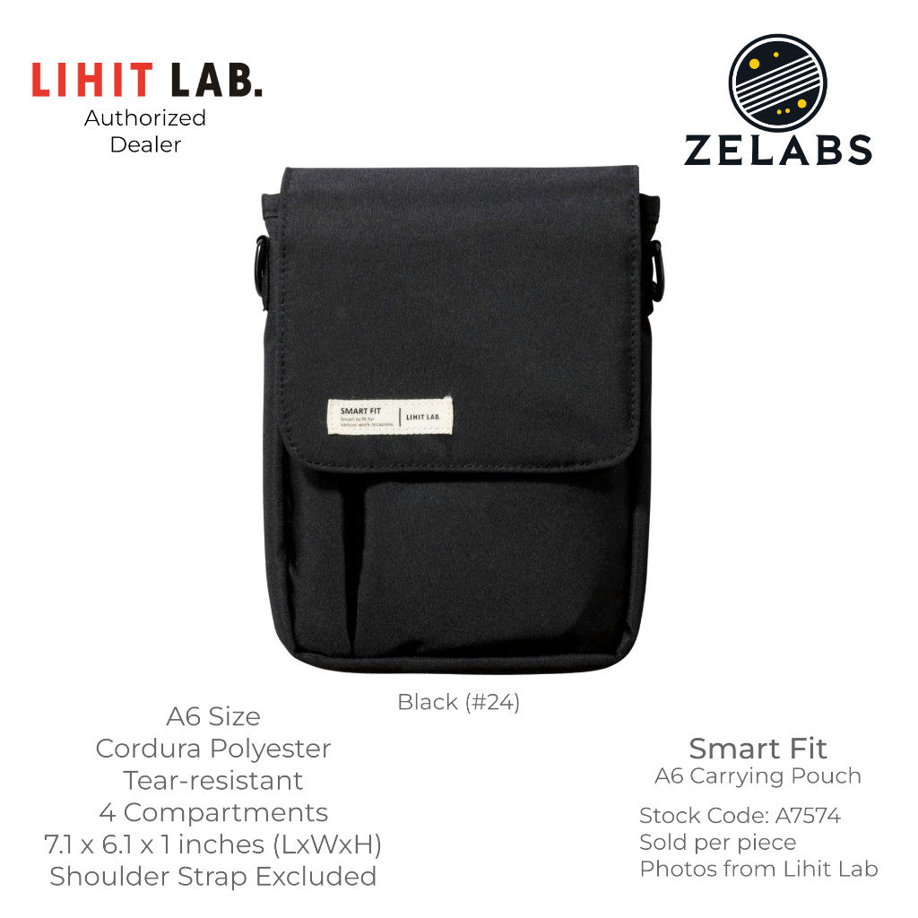 Lihit Lab Smart Fit Carrying Pouch - A6 Size - A7574