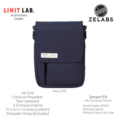 Lihit Lab Smart Fit Carrying Pouch - A6 Size - A7574
