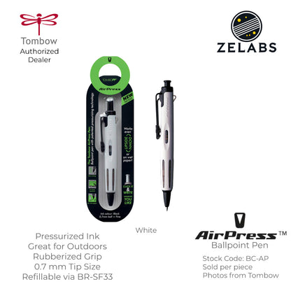 Tombow AirPress Pressurized Ink Retractable Ballpoint Pen - BC-AP- 0.7mm
