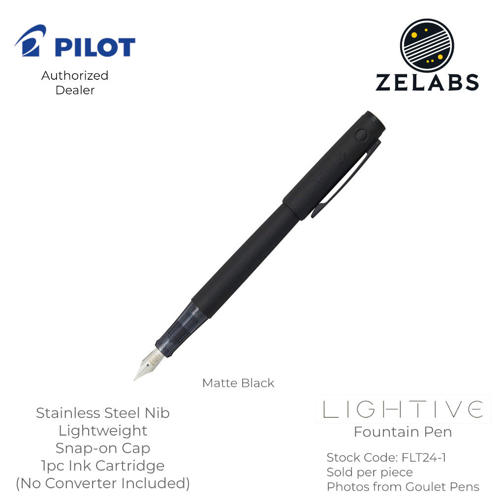 Pilot Lightive Fountain Pen - FLT24-1 - Fine | Medium