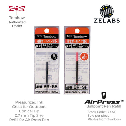 Tombow AirPress Pressurized Ink Ballpoint Pen Refill - BR-SF- 0.7mm
