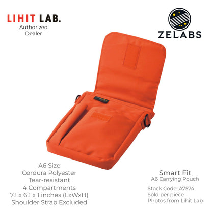 Lihit Lab Smart Fit Carrying Pouch - A6 Size - A7574