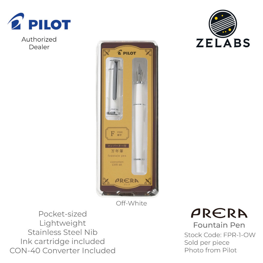 Pilot Prera Pocket-Sized Fountain Pen - FPR-1 - Fine | Medium