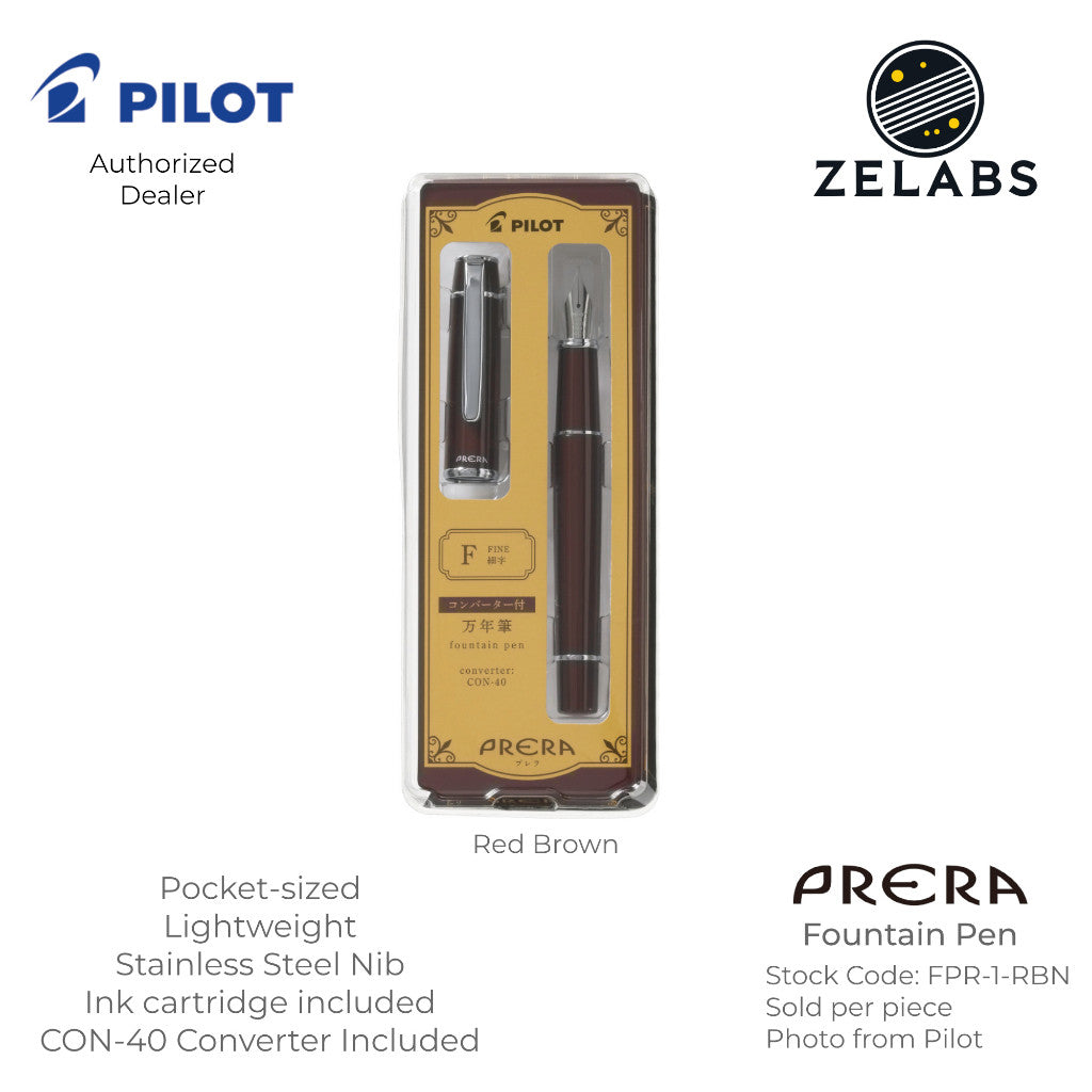 Pilot Prera Pocket-Sized Fountain Pen - FPR-1 - Fine | Medium