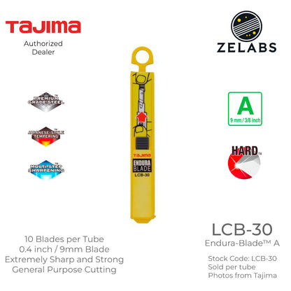 Tajima Endura Spare Blade - Refills - LCB-30 | LCB-50 - 9mm | 18mm Blades