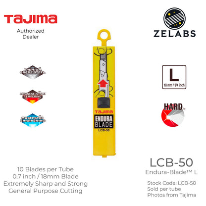 Tajima Endura Spare Blade - Refills - LCB-30 | LCB-50 - 9mm | 18mm Blades