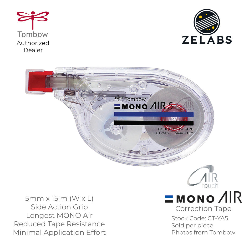 Tombow MONO AIR 5 Correction Tape - CT-YA5 - 5mm x 15m
