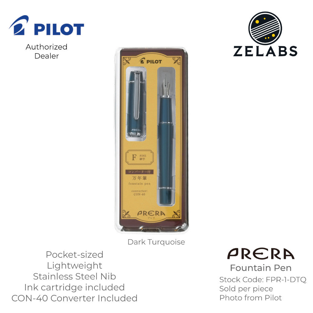 Pilot Prera Pocket-Sized Fountain Pen - FPR-1 - Fine | Medium