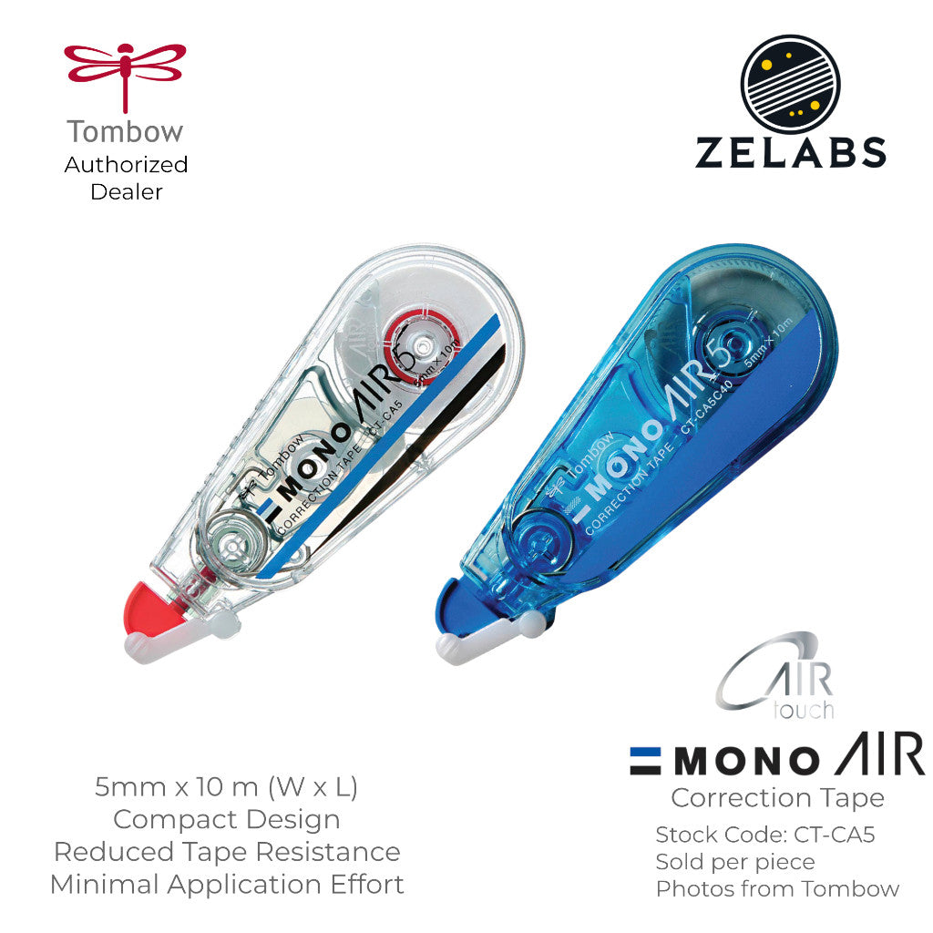 Tombow MONO AIR 5 Refillable Correction Tape - CT-CA5 - 5mm x 10m