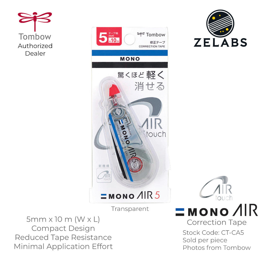 Tombow MONO AIR 5 Refillable Correction Tape - CT-CA5 - 5mm x 10m
