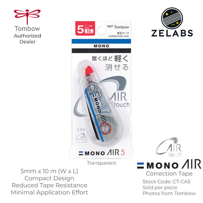 Tombow MONO AIR 5 Refillable Correction Tape - CT-CA5 - 5mm x 10m
