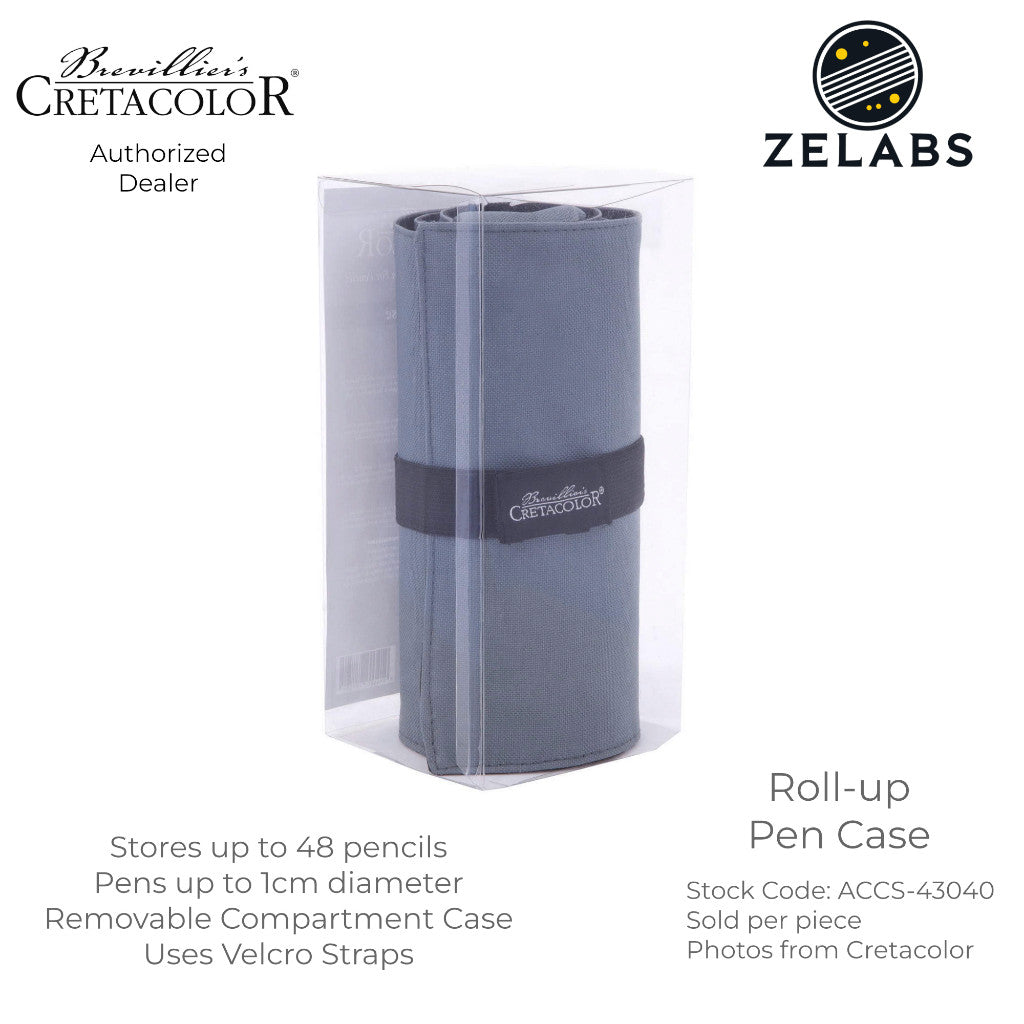 Cretacolor 430-40 Roll-up Case with Compartment Case (48 pencils) - ACCS-43040