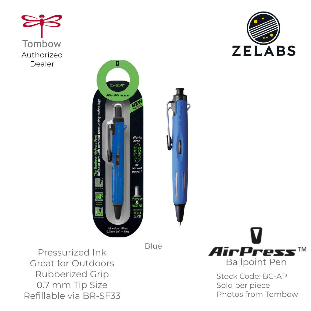 Tombow AirPress Pressurized Ink Retractable Ballpoint Pen - BC-AP- 0.7mm