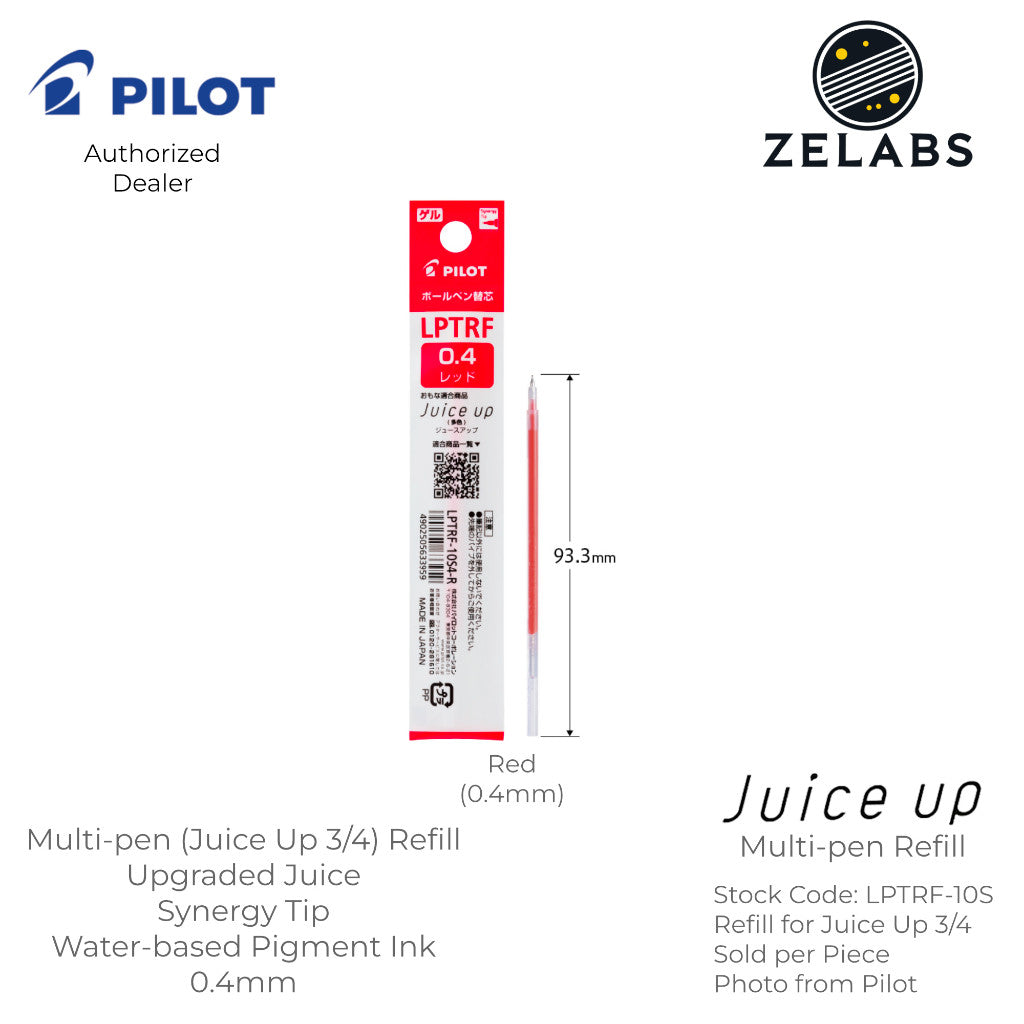 Pilot Juice Up 3/4 Gel Multi-Pen Refill - LPTRF-10S4 - 0.4mm