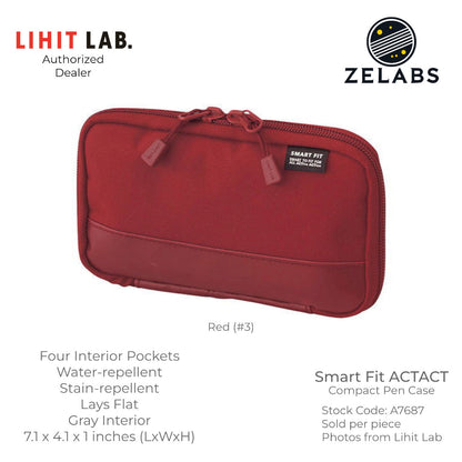 Lihit Lab Smart Fit ACTACT Compact Pen Case - A7687