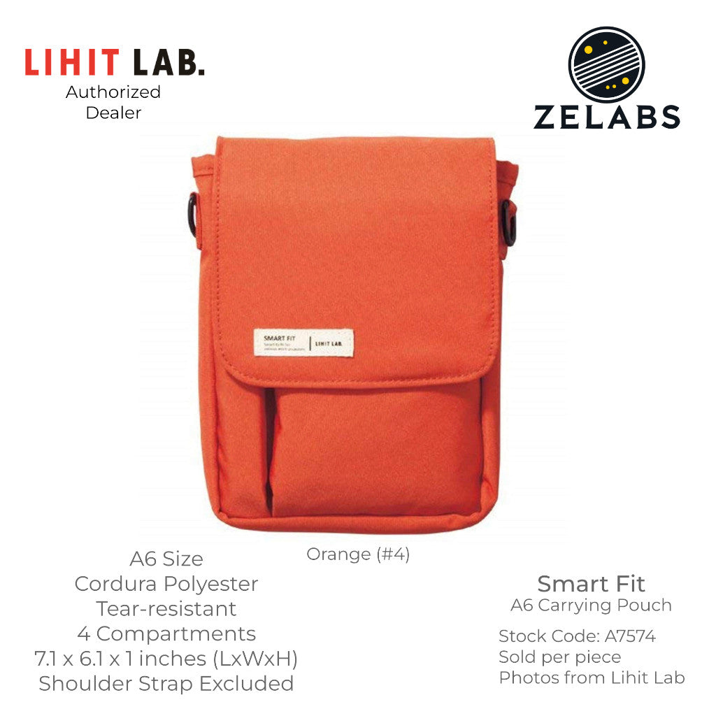 Lihit Lab Smart Fit Carrying Pouch - A6 Size - A7574