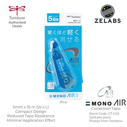 Tombow MONO AIR 5 Refillable Correction Tape - CT-CA5 - 5mm x 10m