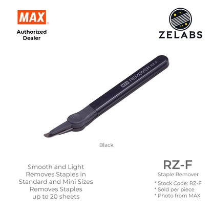 MAX Staple Remover RZ-F - Compatible with No.10 and No.35 Staples