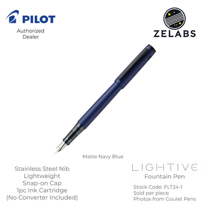 Pilot Lightive Fountain Pen - FLT24-1 - Fine | Medium