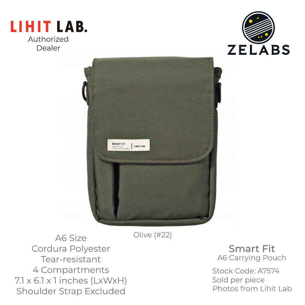 Lihit Lab Smart Fit Carrying Pouch - A6 Size - A7574